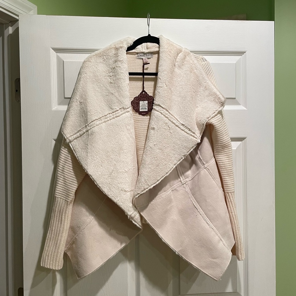 Knox rose sweater Sherpa jacket